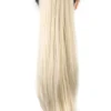 Liso Loiro Loira Cavalo Rabo 70 Cm Premium Aplique - Image 5