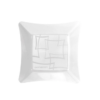 Prato Cristal Quadrado Branco 16cm - 10 Unidades - Image 2