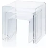 Prateleira Plataforma Acrílico Vitrine 3 Peças Ps Cristal Cor Transparente